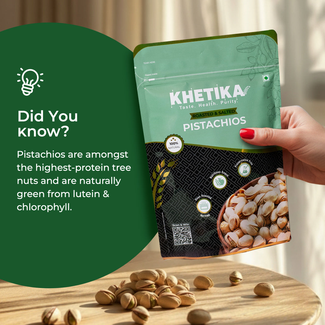 Khetika Premium Roasted & Salted Pistachios
