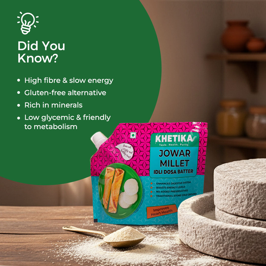 Khetika Jowar Idli Dosa Batter