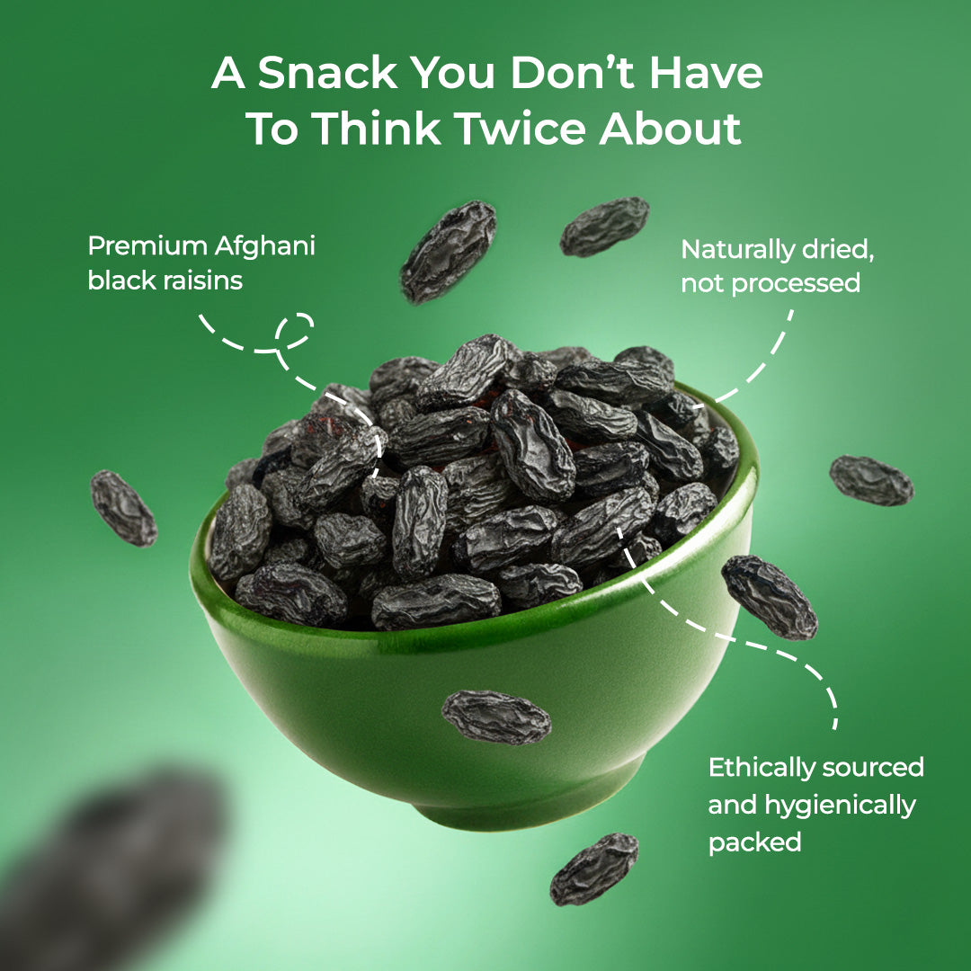 Khetika Premium Afghani Black Raisin