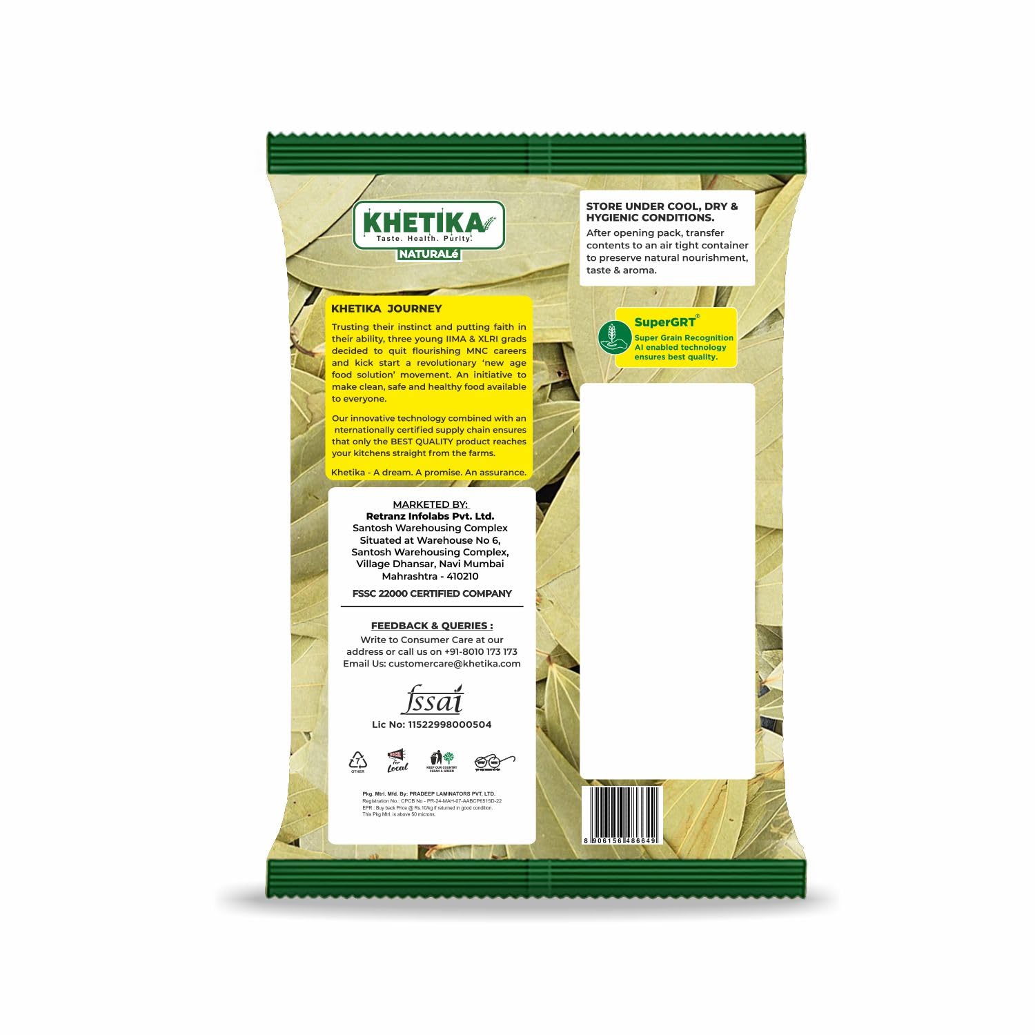 Khetika Naturale Tejpatta