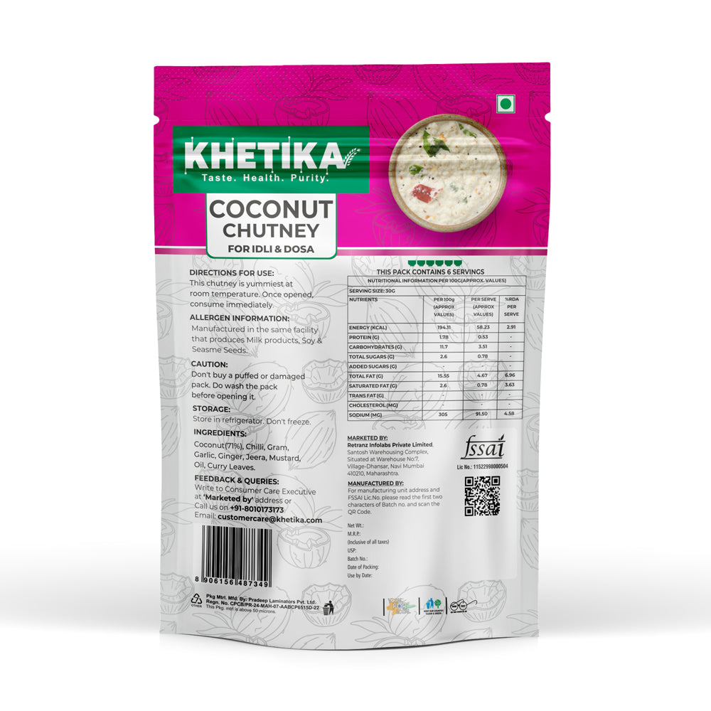Khetika Coconut Chutney