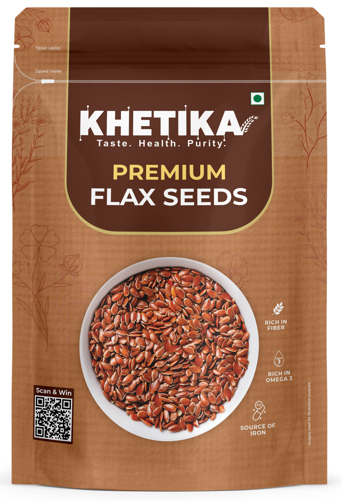 Khetika Premium Flax Seeds