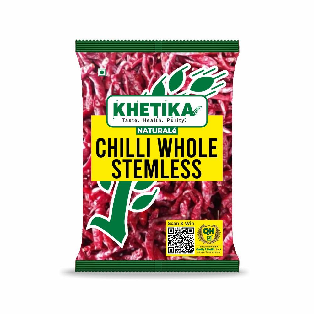 Khetika Naturale Chilli Whole Stemless
