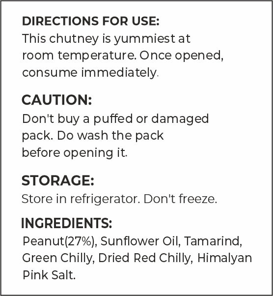 Khetika Peanut Chutney