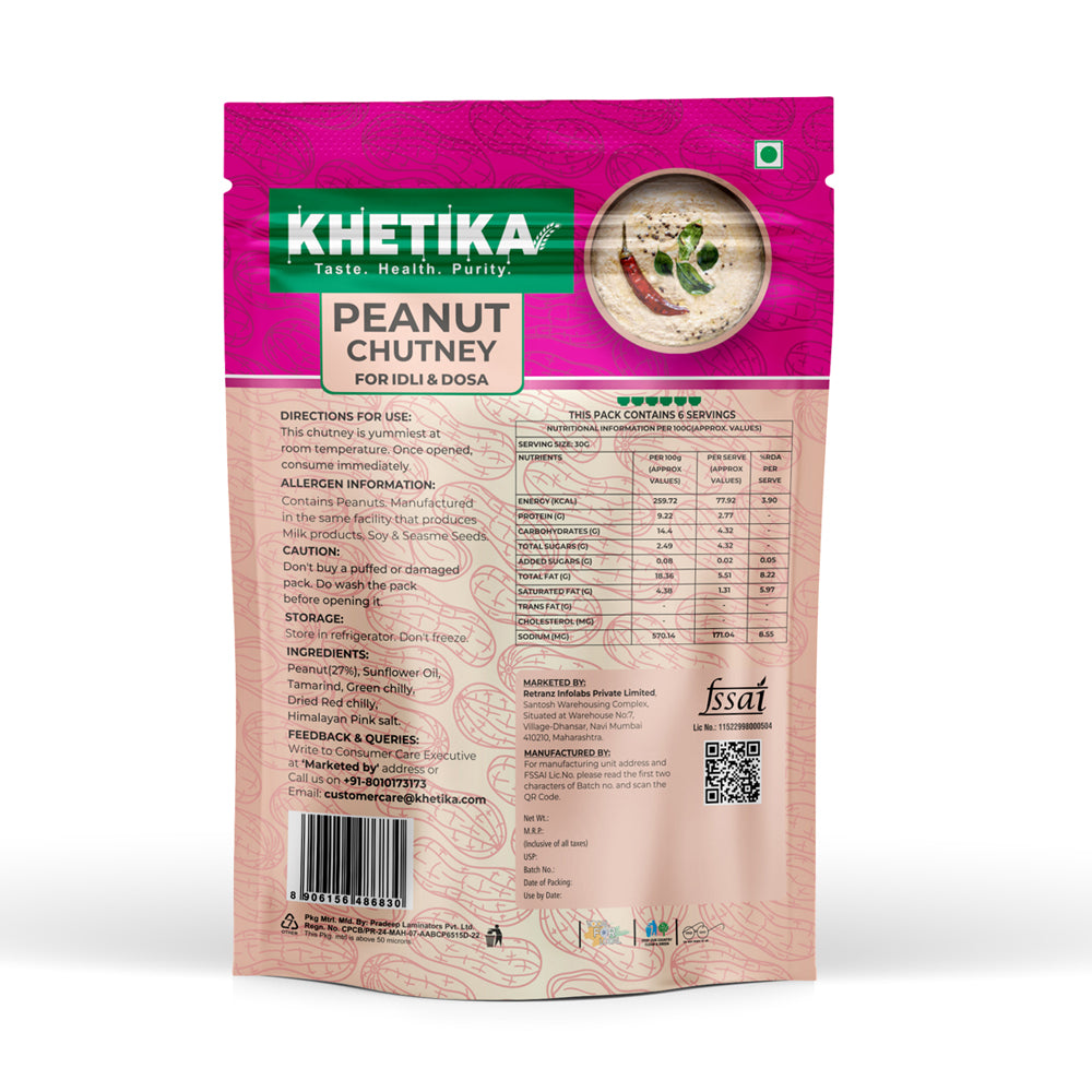 Khetika Peanut Chutney