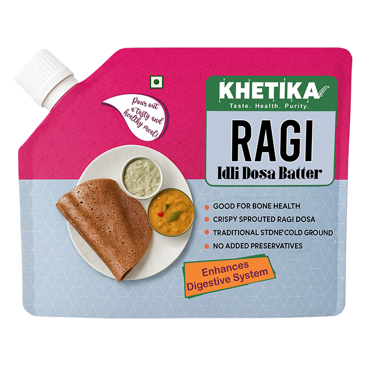 Khetika Ragi Idli Dosa Batter