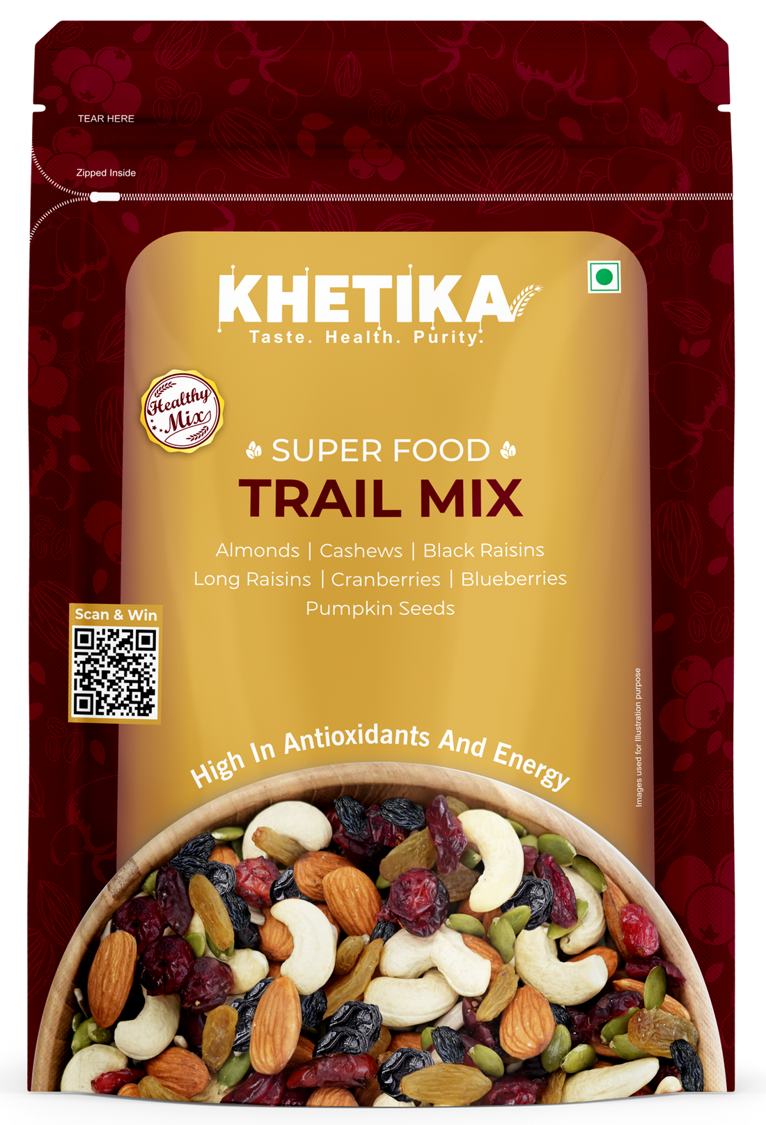 Khetika Premium 7 in 1 Trail Mix