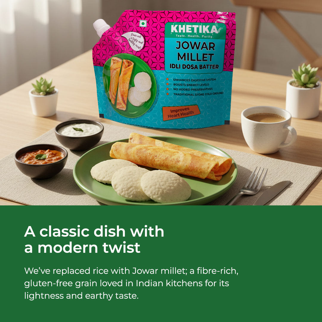 Khetika Jowar Idli Dosa Batter
