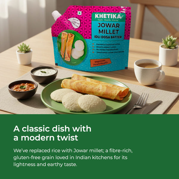 Khetika Jowar Idli Dosa Batter