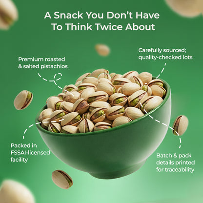 Khetika Premium Roasted &amp; Salted Pistachios