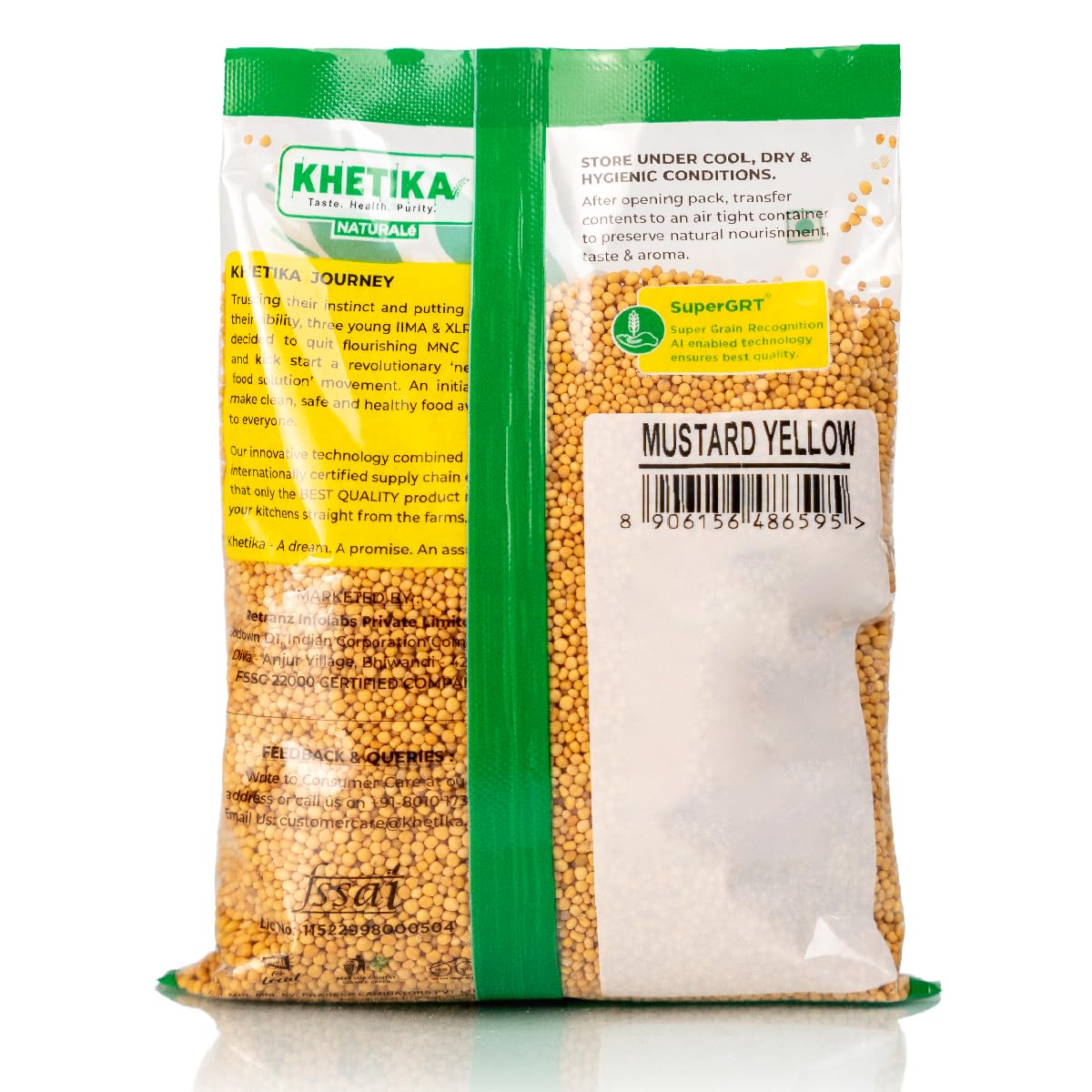 Khetika Naturale Yellow Mustard