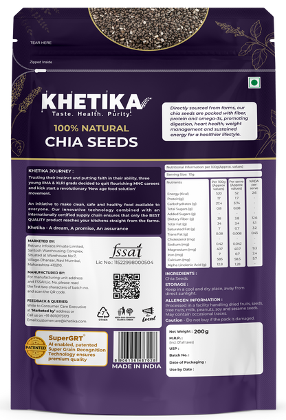 Khetika Premium Chia Seeds