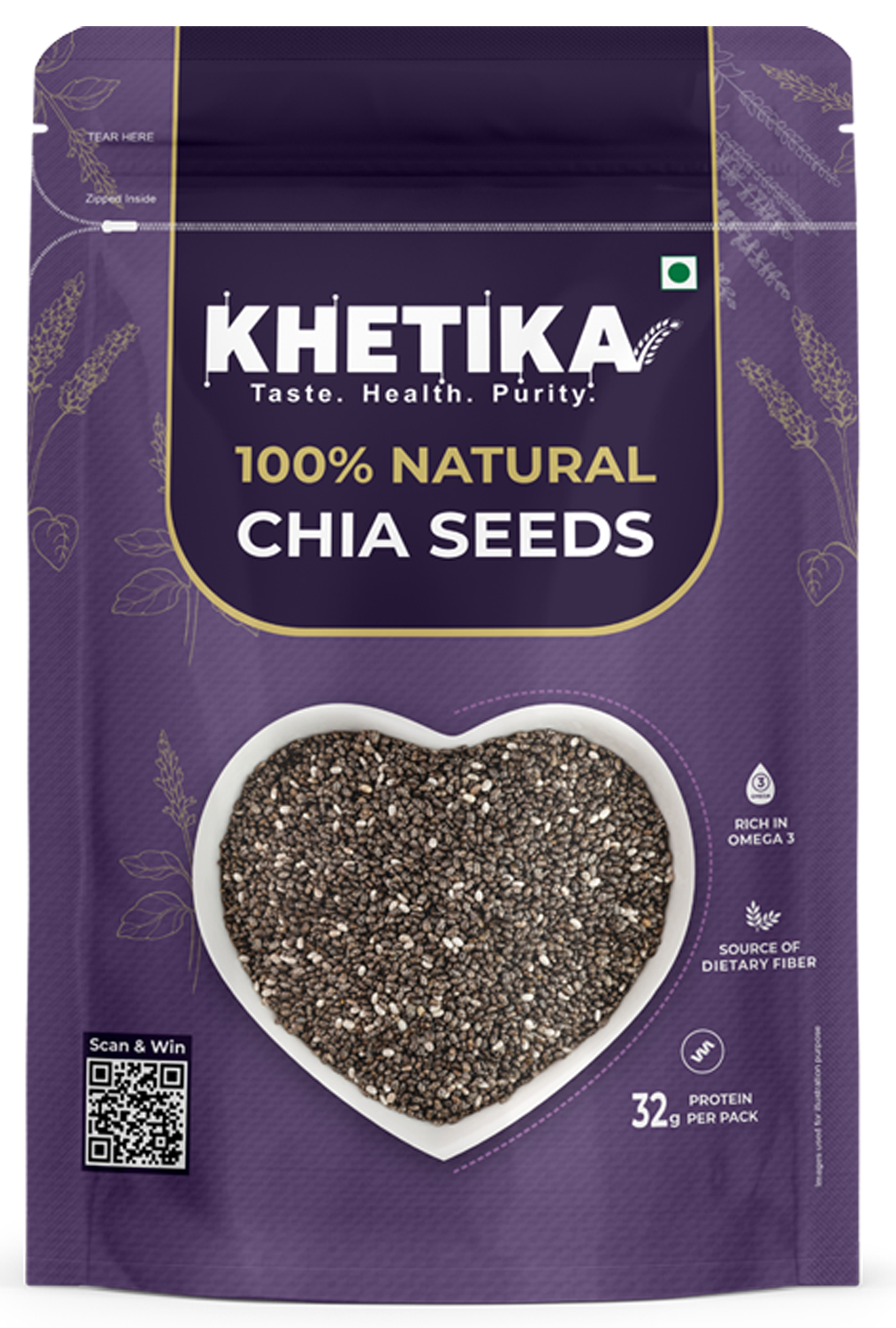 Khetika Premium Chia Seeds
