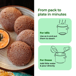 Khetika Ragi Idli Dosa Batter