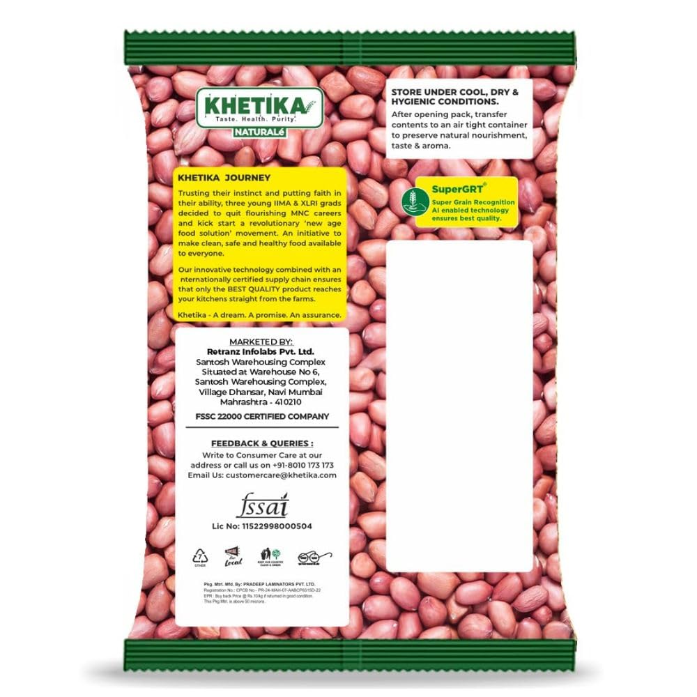 Khetika Naturale Raw Peanuts