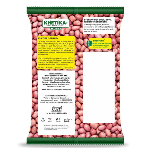 Khetika Naturale Raw Peanuts