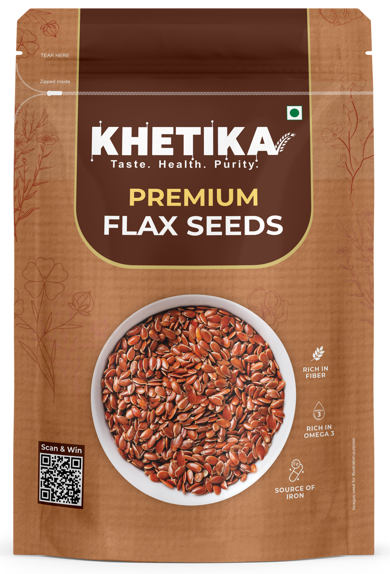 Khetika Premium Flax Seeds