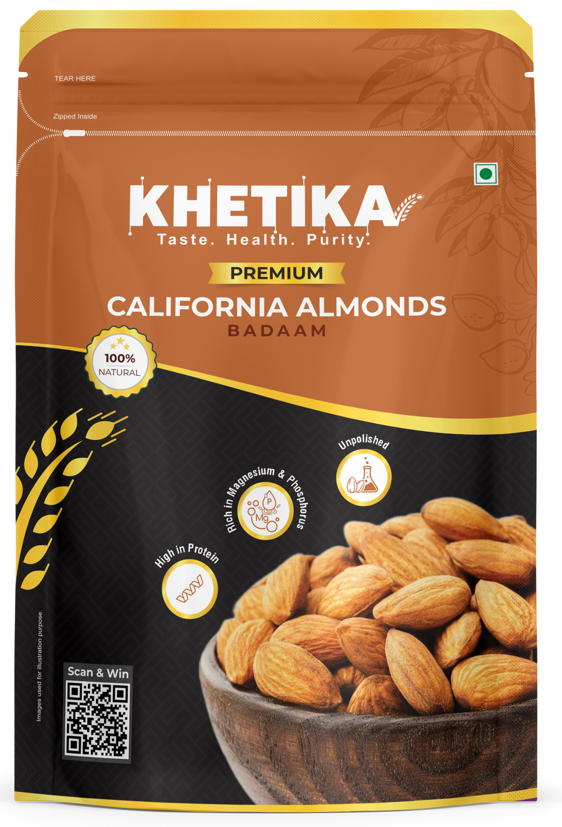Khetika Premium California Almond