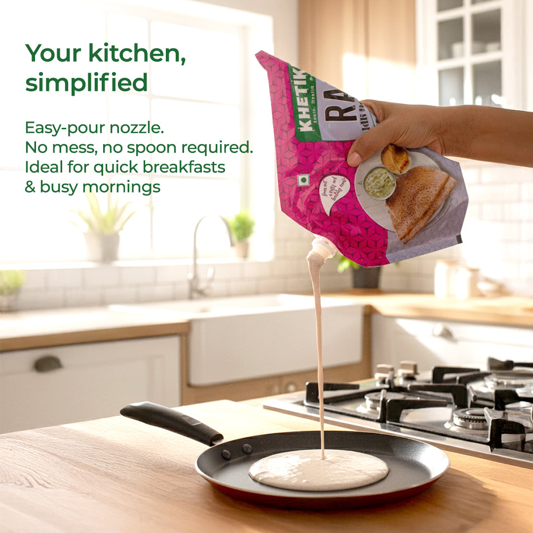 Khetika Ragi Idli Dosa Batter