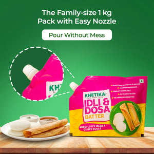 Khetika Fresh Idli Dosa Batter