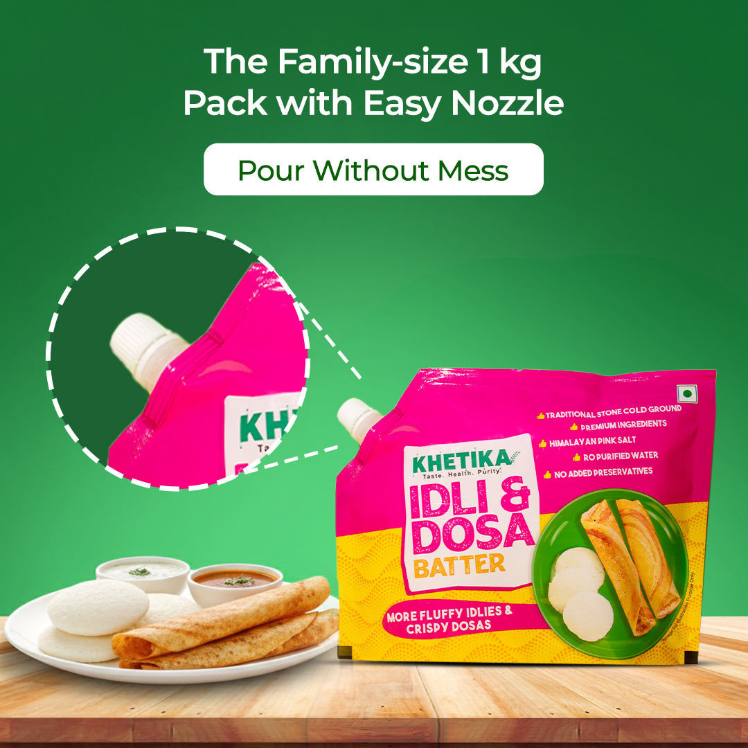 Khetika Fresh Idli Dosa Batter