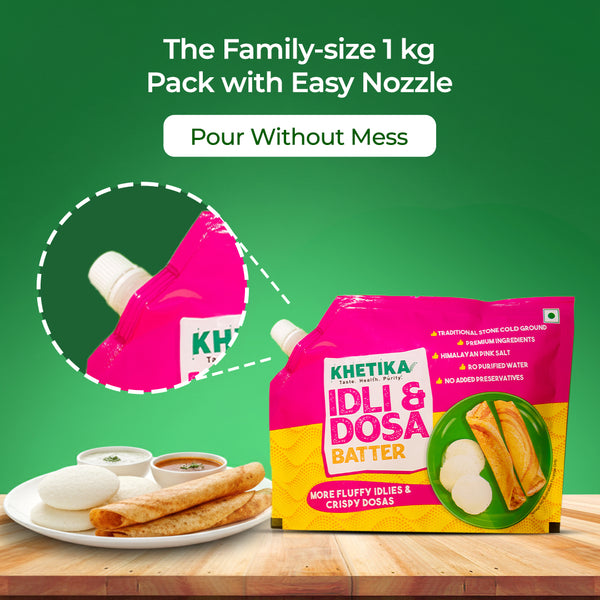 Khetika Fresh Idli Dosa Batter