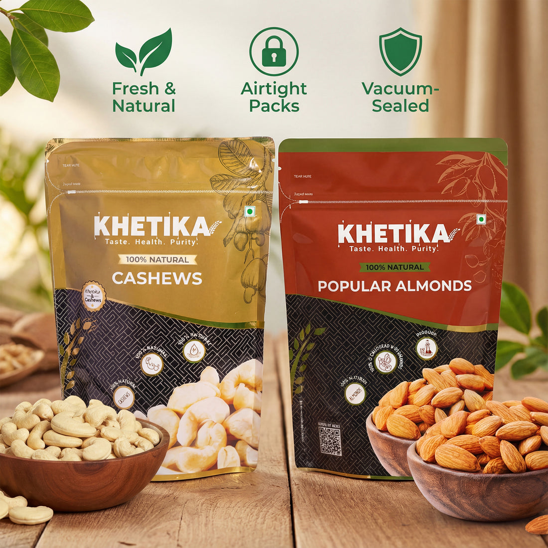 Khetika Premium Cashew-Almond Pack