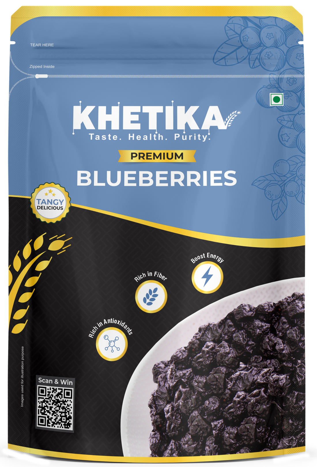 Khetika Premium Blueberry