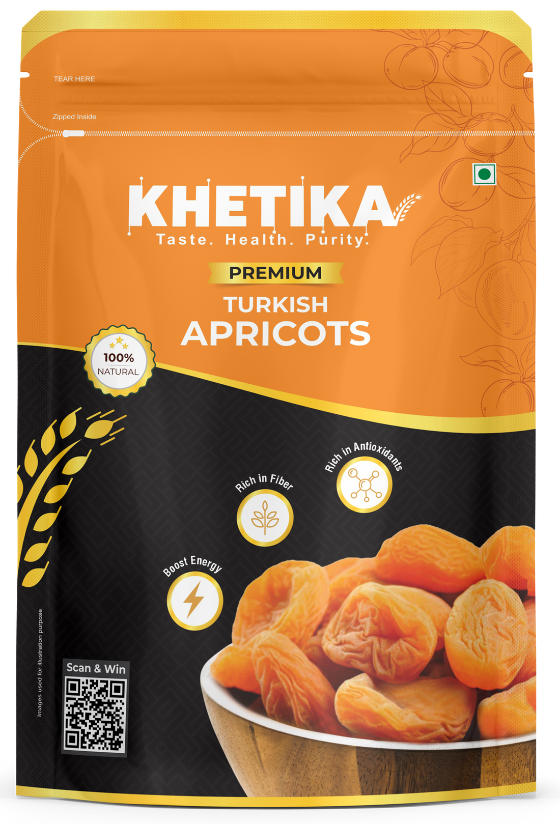 Khetika Premium Turkish Apricot