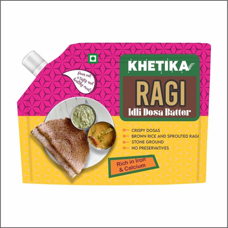 Khetika Ragi Idli Dosa Batter